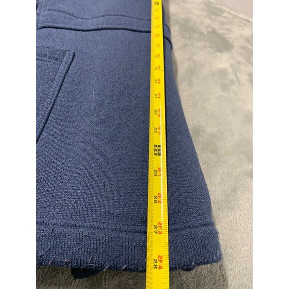 Patagonia Women's Med Navy Blue Double Breasted lined Jacket Cozy Warm Casual - Picture 7 of 15